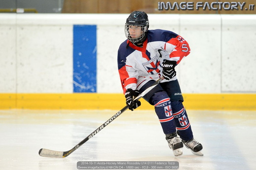2014-10-11 Aosta-Hockey Milano Rossoblu U14 0111 Federico Tozzi